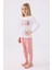 Kız Çocuk Krem Pijama Takım 50299772-VR071 3