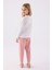 Kız Çocuk Krem Pijama Takım 50299772-VR071 4