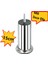 Doruk Vidalı Baza Koltuk Dolap Metal Krom Ayak , M/8, 15 Cm 1