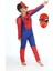 Spiderman Kostümü Kaslı Çocuk 2 Maskeli Örümcek Adam Kaslı Kostümü Maskeli Parti Kıyafeti 2