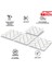 Kendinden Yapışkanlı Beyaz Büyük Balıksırtı Desenli Pvc Karo 30X30 cm (56 Adet) 5m2 2