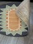 Boho 978 Jüt Hasır Etnik Desenli Oval Jüt Örme Hasır Natural Oval Halı 5