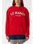 Kadın Marais Kırmızı Nakışlı Oversize Sweatshirt 3