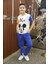 Unisex Çocuk Pamuklu Jokey Baskılı Pijama 1