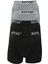 Pamuklu Ekonomik Likralı Erkek Boxer 6 Lı Siyah 1