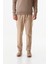 Basic Beli Lastikli Straight Kaşe Pantolon 3