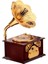 Kahverengi Phonograph Lik Müzik Kutusu 2