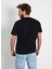 Siyah Erkek T-Shirt Ss Cn Patch Tee Organıc Heavy 4
