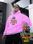 Kadın, Erkek Sweatshirt Gaming Mode On Joystick Game Baskılı Kalın Pembe Sevgili Sweatshirt 3