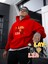 Kadın, Erkek Sweatshirt Oversize Play Grow Learn Kids S Baskılı Kalın Kırmızı Sevgili Sweatshirt 1