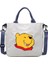 Couples1 Karikatür Desen Ayı Kanvas Çanta Öğrenci Omuz Çantası Crossbody Çanta Çıkarılabilir Omuz Askısı Çanta Tote Çanta (Yurt Dışından) 3