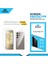 Samsung galaxy s24 için ön arka nano tempered ekran koruyucu 3 adet set 1