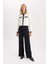 Regular Fit Bisiklet Yaka Düğmeli Basic Düz Triko Hırka C1482AX24WN 2