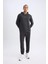 Fit Jogger Eşofman Altı Skuba Dalgıç Kumaş Standart Fit Beli Bağcıklı Lastikli Paça D1898AX24AU 2