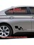 Citroen Nemo Için Uyumlu Aksesuar Kapı Altı Oto Sticker Set Siyah Sağ-Sol 40*15 cm 2