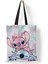 Disney Kadın Tote Mickey Mouse Lilo ve Dikiş Kanvas Tote Büyük Kapasiteli Alışveriş Kız Omuz Çantası (Yurt Dışından) 1
