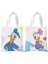 Mickey Mouse Donald Duck Öğrenci Kanvas Kadın Omuz Taşınabilir Çok Yönlü Basit Edebi Alışveriş Kanvas Çanta (Yurt Dışından) 1