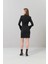 Örme Mini Elbise Siyah K2521004_001 2