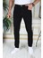 Siyah Slim Fit Likralı Erkek Kot Pantolon Dar Kesim Esnek Jean Normal Bel Phantom Jeans 1