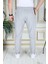 Erkek Italyan Kesim Açık Gri Esnek Slim Fit Likralı Lastikli Duble Paça Kumaş Pantolon Okul 4
