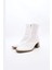 Streç Kadın Bot 02-621 Beyaz Cilt 2