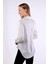 4057A Gizli Düğme Detay Gömlek Beyaz 5