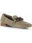 Haki Deri Kadın Loafer 01WU2109 01WU2109 2