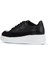 Siyah Deri-Süet Kadın Sneakers 16WA8196 16WA8196 4