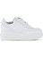 Beyaz Deri-Yılan Kadın Sneakers 16WA8195 16WA8195 1
