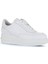 Beyaz Deri-Yılan Kadın Sneakers 16WA8195 16WA8195 2