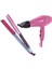 TR-501 Profesyonel Pembe Renkli Fön + TR-2830 IonTech Saç Düzleştirici 1