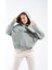 724513_KADIN Kapüşonlu Oversize Kanguru Cepli Sweatshirt 4