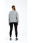 724511_Kadın Oversize Sweatshirt - Aplike Nakışlı, Yuvarlak Yaka, Günlük Rahat Spor Giyim 2