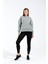 724511_Kadın Oversize Sweatshirt - Aplike Nakışlı, Yuvarlak Yaka, Günlük Rahat Spor Giyim 3