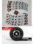 Dunlop Motosiklet Ve Otomobil Araç 3d Oto Lastik Yazısı Sticker Arma 8 Adet 1