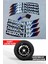 Mpower Motosiklet Ve Otomobil Araç 3d Oto Lastik Yazısı Sticker Arma 8 Adet Kırmızı Beyaz 1