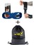 Fitness Sporcu Bilekliği Wrist Wraps Legend + Ağırlık Kaldırma Kayışı 8 Loop Lifting Straps Mavi + Sackpack 3'lü Paket 1