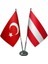 Avusturya ve Türkiye Masa Bayrağı Seti 1