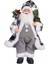 Noel Noel Baba Figürü Hediye Bebek Aksesuarları Oturma Odası Tatil Dekoru Siyah Beyaz Kareli (Yurt Dışından) 1