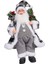 Noel Noel Baba Figürü Hediye Bebek Aksesuarları Oturma Odası Tatil Dekoru Siyah Beyaz Kareli (Yurt Dışından) 5