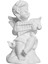Melek Heykelcik El Sanatları Süsleme Küçük Melek Heykeli Ofis Giriş Masası Için 3.5x3.5x6.5cm Flüt (Yurt Dışından) 2