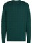Erkek Classıc Cotton Cable Crew Neck Kazak-Yeşil 2
