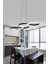 Modern Siyah Sarkıt LED Beyaz Power Ledli Salon Mutfak Oda Hol Ledli Avize 1