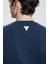 Erkek Arlo Cn Kolları Şeritli Önde Logo Sweatshirt - Lacivert 4