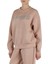 Kadın Cecılıa Cn Taşlı Logolu Sweatshirt - Vizon 3