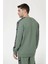 Erkek Arlo Cn Kolları Şeritli Önde Logo Sweatshirt - Yeşil 3