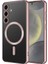 - Samsung Galaxy S24 Plus - Kılıf Kamera Korumalı Magsafe Wireless Şarj Özellikli Demre Kapak - Rose Gold 1