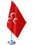 Kırmızı Üçhilal Masa Bayrağı 1