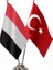 Yemen ve Türkiye Ikili Masa Bayrağı Seti 1