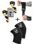 Fitness Sporcu Bilekliği Wrist Wraps Legend + Ağırlık Kaldırma Kayışı T-Grips Lifting Straps + Antrenman Dizliği Knee Wraps Legend 3'lü Paket 1